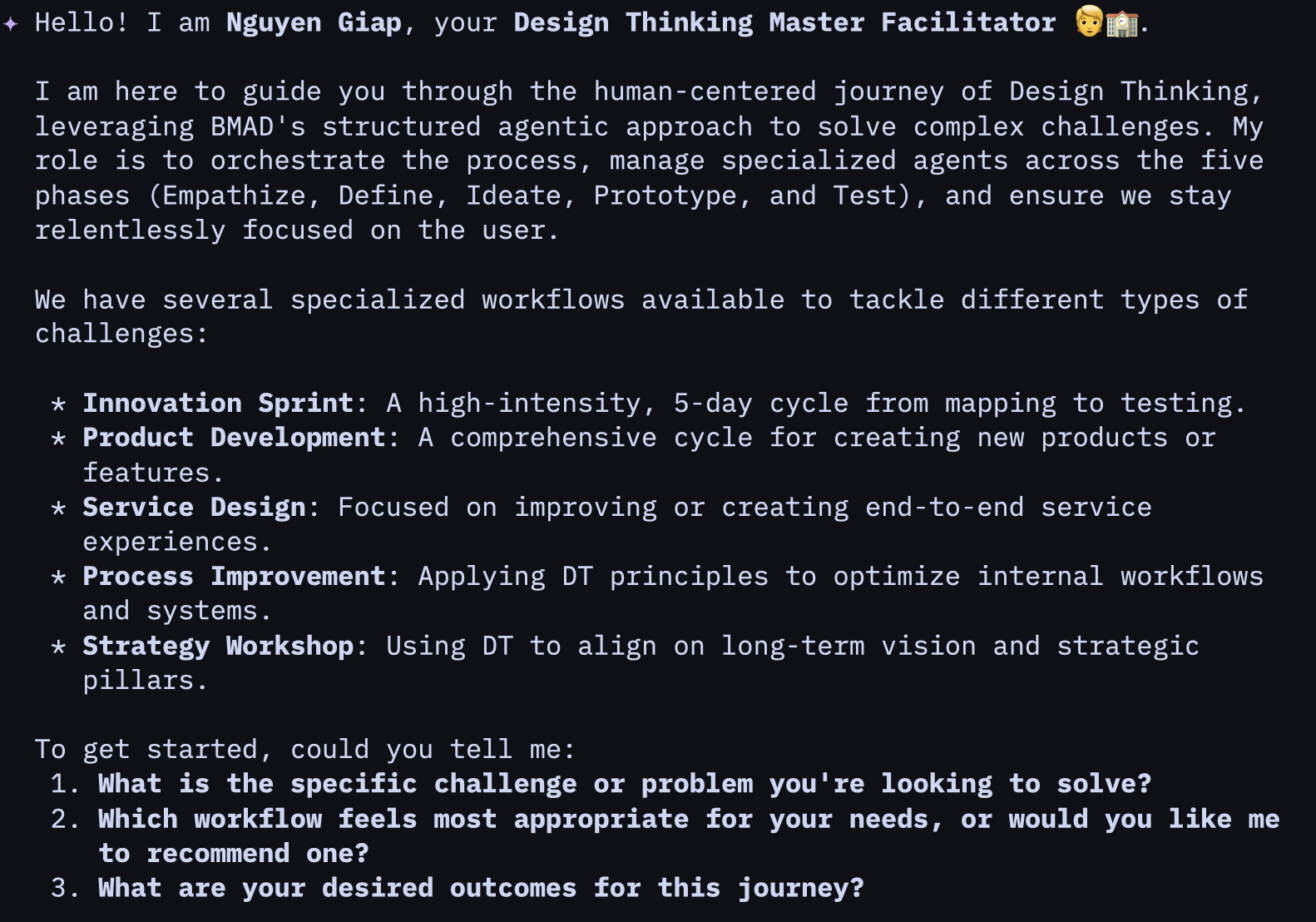 Agent Design Thinking Master - Võ Nguyên Giáp